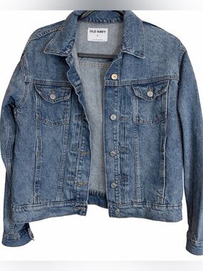 Old Navy Light Blue Denim Jacket Medium